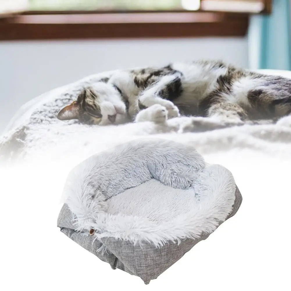 Plush Cat Bed House Soft Long Plush Cat Pad Convertible Pet Dog Bed for Small Dogs Cats Nest Winter Warm Sleeping Bed Puppy Mat
Plush Cat Bed House Soft Long Plush Cat Pad Convertible Pet Dog Bed for Small Dogs Cats Nest Winter Warm Sleeping Bed Puppy Mat