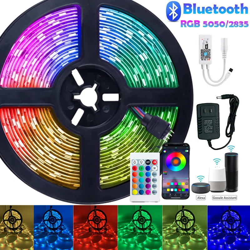 Led Strips Lights Infrared Bluetooth WIFI RGB 5050 2835 5m 10m 15m 20m 25m 30m DC12V Flexible Ribbon Fita Led Light Strip
Led Strips Lights Infrared Bluetooth WIFI RGB 5050 2835 5m 10m 15m 20m 25m 30m DC12V Flexible Ribbon Fita Led Light Strip