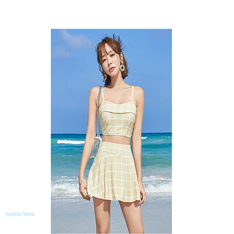 50pcs Split swimsuit female ins wind sexy bikini two-piece small chest skirt cover belly slimming vacation hot spring Korea
50pcs Split swimsuit female ins wind sexy bikini two-piece small chest skirt cover belly slimming vacation hot spring Korea