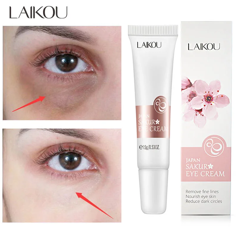 LAIKOU Sakura Eye Cream Remove Dark Circle Wrinkles Anti-Aging Serum Anti-Puffiness Moisturizing Brighten Firming Eye Skin Care
LAIKOU Sakura Eye Cream Remove Dark Circle Wrinkles Anti-Aging Serum Anti-Puffiness Moisturizing Brighten Firming Eye Skin Care