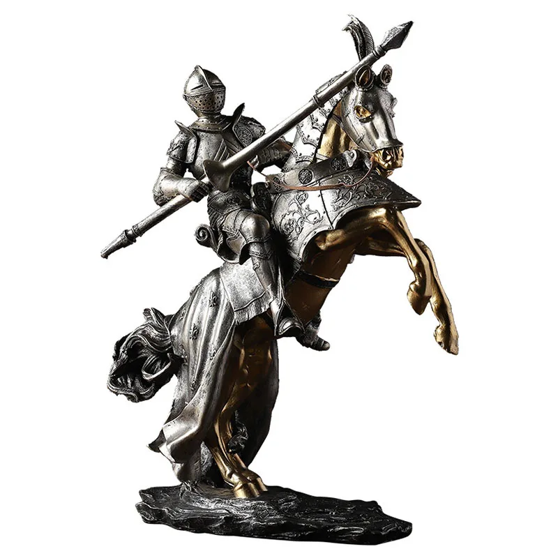 Фото Старинного европейского стиля под римские Cataphract статуя солдата - купить