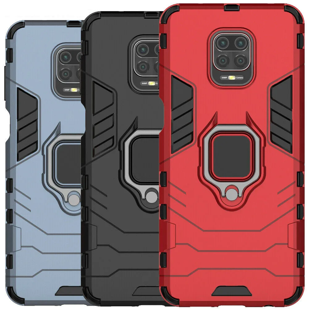 Кольцо Броня чехол для телефона Redmi Note 9S 9 pro MAX магнитный автомобильный держатель
