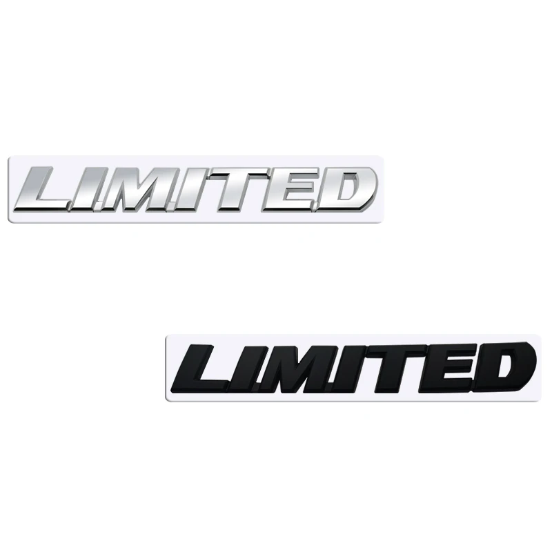 Metal 3D Badge LIMITED Logo Car Rear Trunk Body Sticker Emblem For Toyota Prado Auris Avensis Corolla Verso Yaris Honda Nissan
Metal 3D Badge LIMITED Logo Car Rear Trunk Body Sticker Emblem For Toyota Prado Auris Avensis Corolla Verso Yaris Honda Nissan