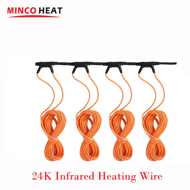 

Кабель нагревательный MINCO 24K для теплого пола, провода нагревательные из углеродного волокна, катушка водонепроницаемая, в сборе, недорогой ...