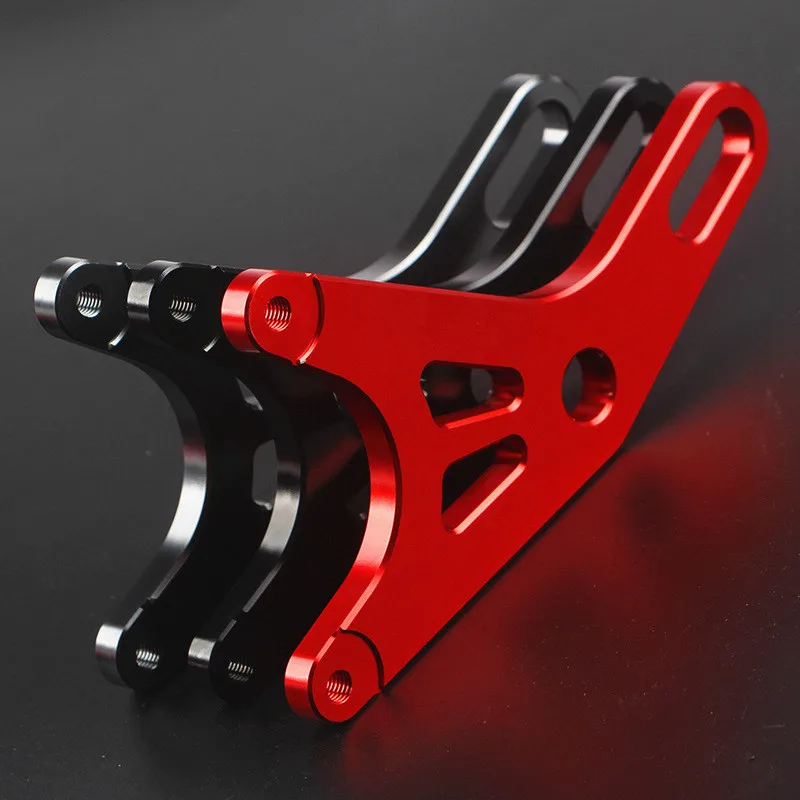 Motorcycle CNC rear brake system adapter bracket for 84mm calipers mounted on 220mm discs Honda Yamaha scooters |