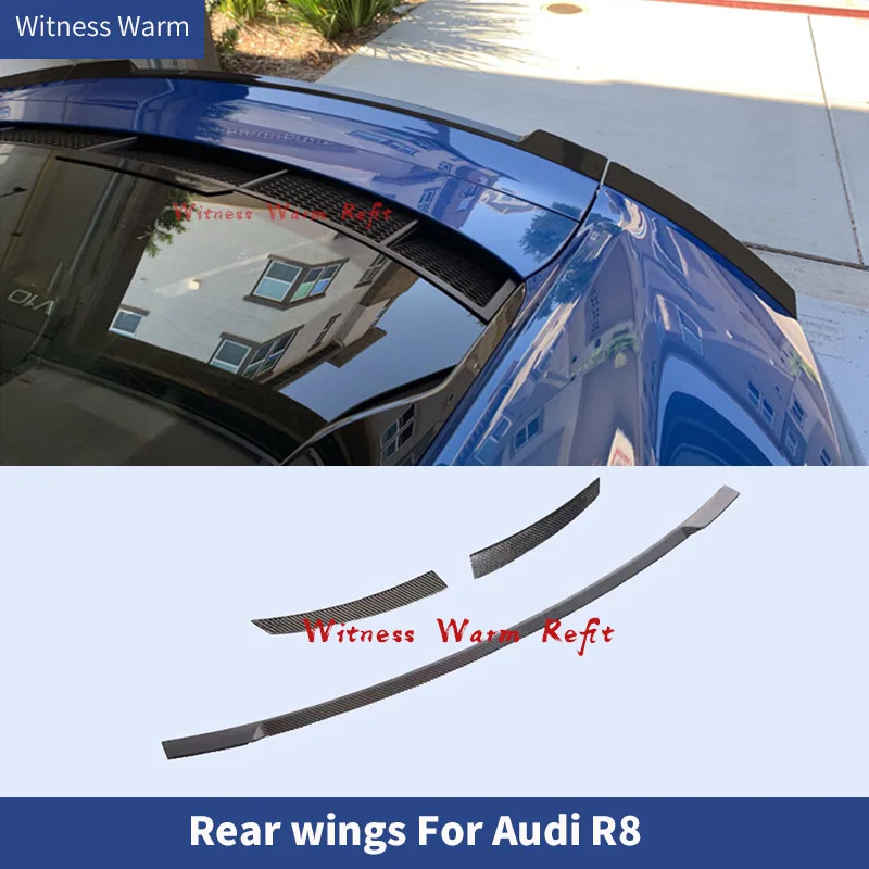 Carbon Fiber / FRP Rear Trunk Spoiler Wing Lip for Audi R8 V8 V10 Boot Lip Spoiler Auto Racing 2016 2017 2018 2019
Carbon Fiber / FRP Rear Trunk Spoiler Wing Lip for Audi R8 V8 V10 Boot Lip Spoiler Auto Racing 2016 2017 2018 2019