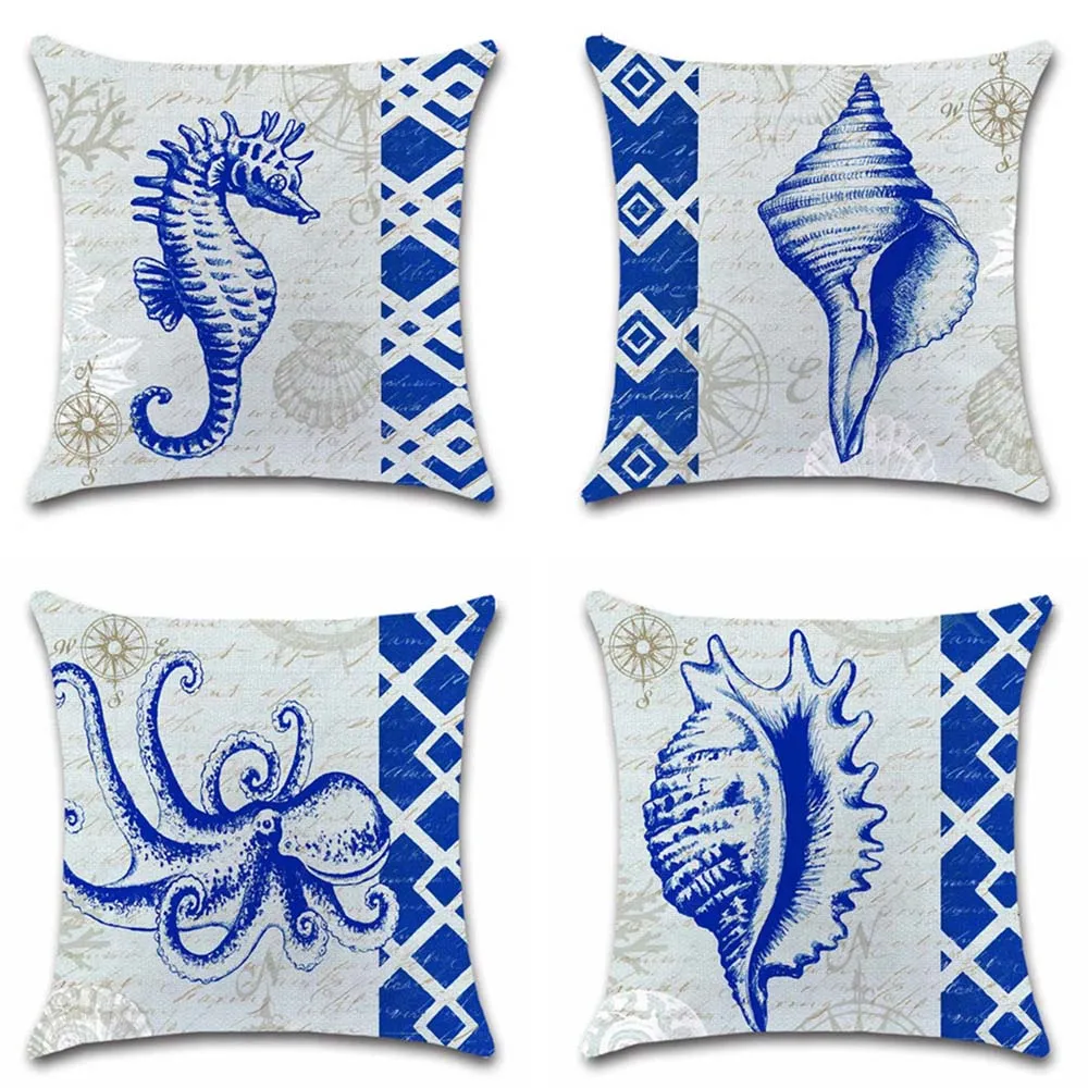 Ocean sea shell seahorse octopus white Cushion Cover Decorative Home sofa seat Decor friend office kids bedroom gift pillowcase
Ocean sea shell seahorse octopus white Cushion Cover Decorative Home sofa seat Decor friend office kids bedroom gift pillowcase