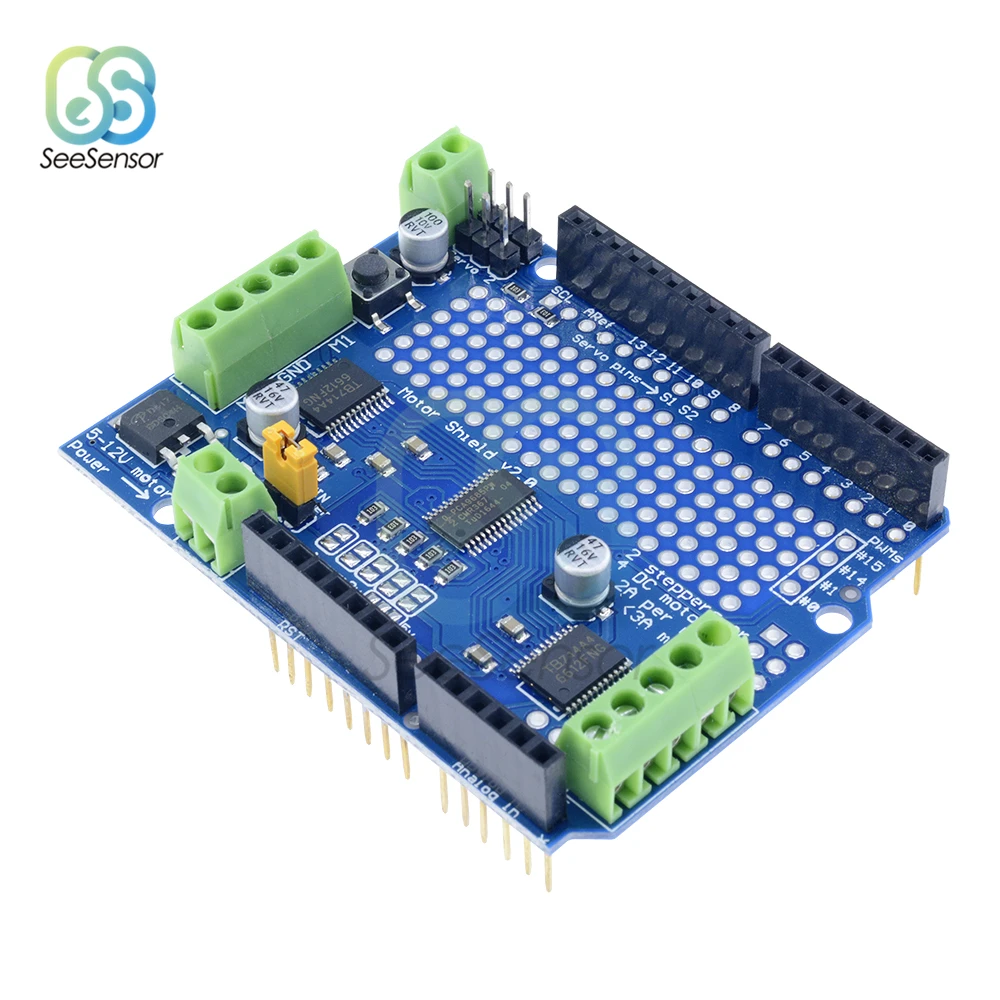 Шаговый двигатель Mosfet TB6612 драйвер сервопривода IIC I2C PCA9685 PWM V2 для робота Arduino Uno Mega