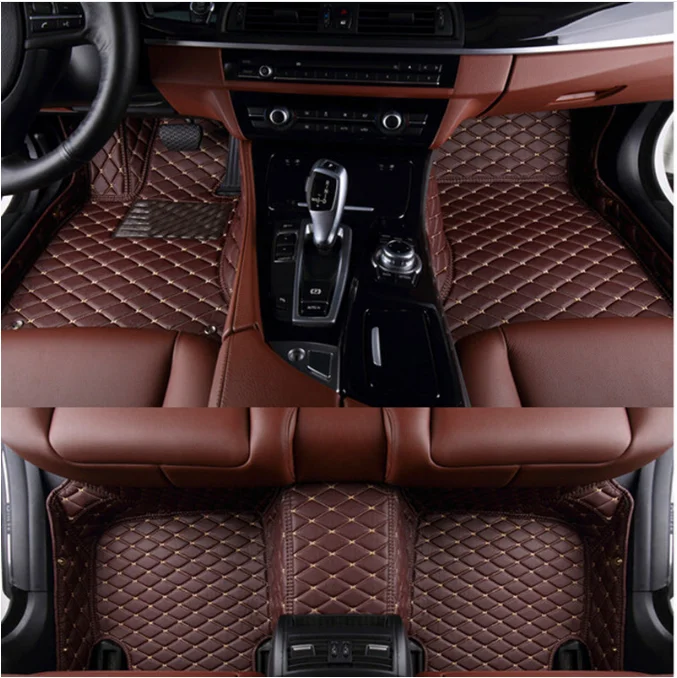 

Высокое качество! Специальные автомобильные коврики в салон для Audi Q7 7 мест 2014-2006 прочный водонепроницаемый автомобиля ковры для Audi Q7 2012