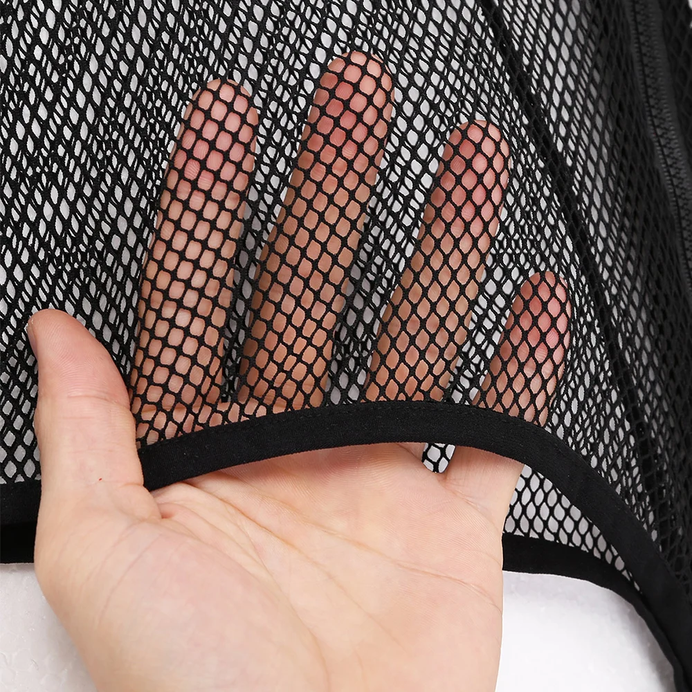 Mens Sheer Fishnet lingerie bodysuits One-piece See Through High Neck Cap Sleeves Zippered Crotch Leotard Bodysuit Jumpsuit men
Mens Sheer Fishnet lingerie bodysuits One-piece See Through High Neck Cap Sleeves Zippered Crotch Leotard Bodysuit Jumpsuit men