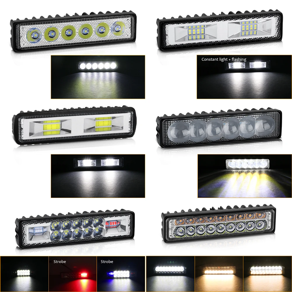 Led Work Lights Bar Car LED Headlight Bulbs For Motorcycle Jeep Truck Boat offroad SUV ATV Excavator 12V24V 48W Work Spot Lights
Led Work Lights Bar Car LED Headlight Bulbs For Motorcycle Jeep Truck Boat offroad SUV ATV Excavator 12V24V 48W Work Spot Lights