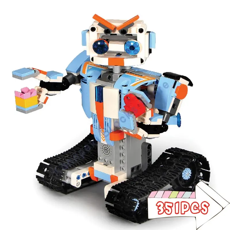 New 330PCS+ Robot Electric Remote Control Building Blocks Creator Toys MOC Children Bricks City Model Phone Control 4 Type DIY
New 330PCS+ Robot Electric Remote Control Building Blocks Creator Toys MOC Children Bricks City Model Phone Control 4 Type DIY