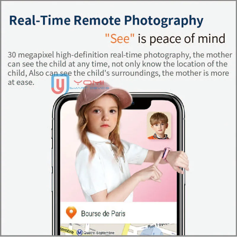 GPS Smart Watch Baby 2G Network Waterproof Android Watch Electronic Fence SOS Call Remote Listening Clock with Camera for Child
GPS Smart Watch Baby 2G Network Waterproof Android Watch Electronic Fence SOS Call Remote Listening Clock with Camera for Child