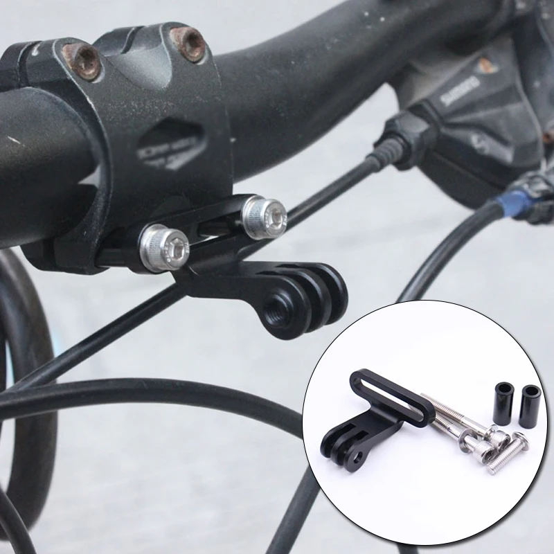 

Aluminium Alloy Bicycle Camera Holder Stem Holder Sports Cameras Mount Handlebar 31/37.5mm For-Gopro Base Cycling Bracket Mounts