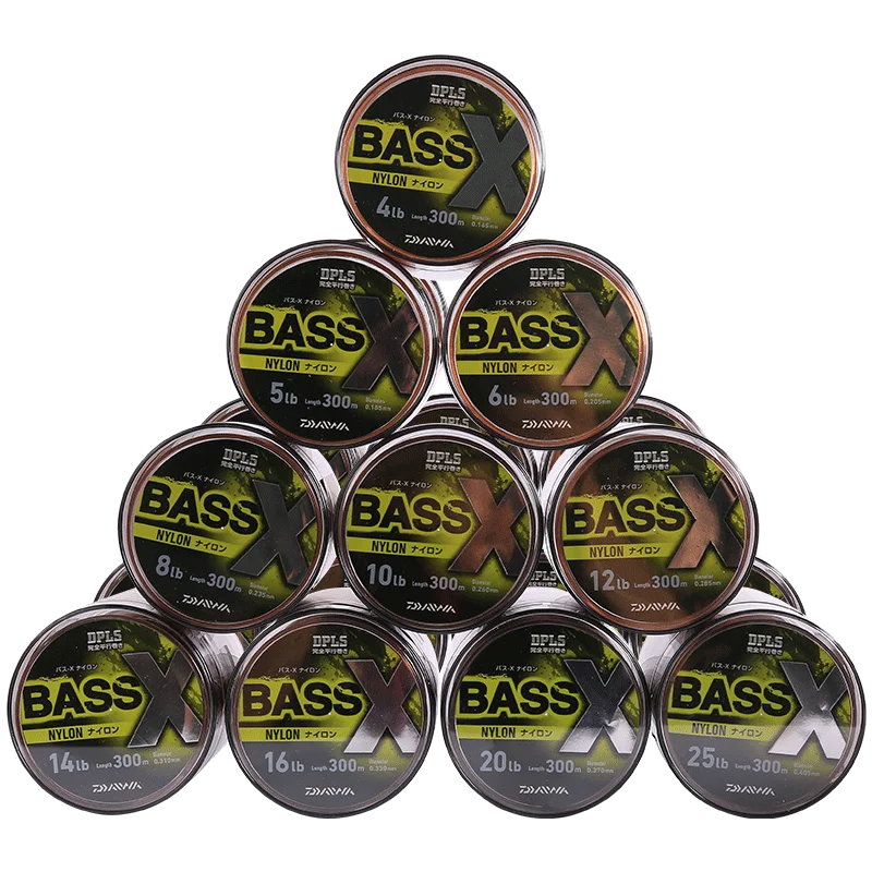 DAIWA DAIWA BASS - X nylon thread Japanese fishing line road, the main busbar fishing fishing line 
DAIWA DAIWA BASS - X nylon thread Japanese fishing line road, the main busbar fishing fishing line