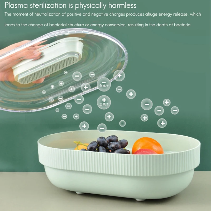 Intelligent Fresh-Keeping Fruit Tray Household Picnic with Lid Sealed Anti-Mosquito Ozone Fresh-Keeping Box
Intelligent Fresh-Keeping Fruit Tray Household Picnic with Lid Sealed Anti-Mosquito Ozone Fresh-Keeping Box