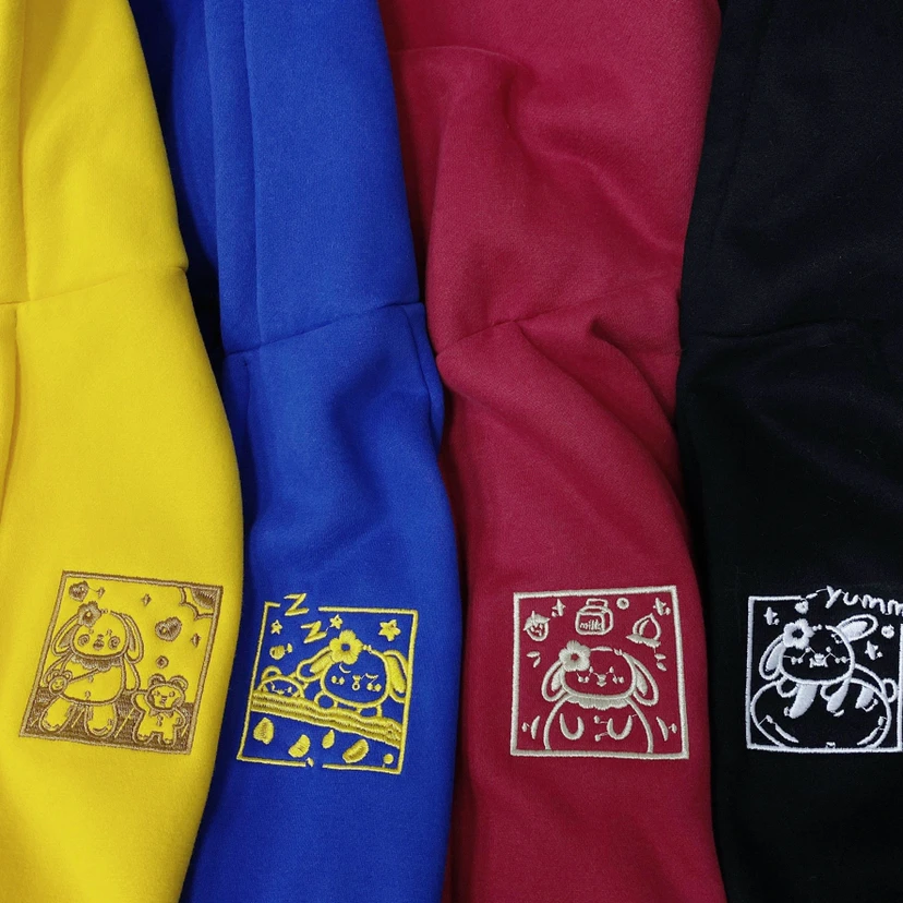 4-color New Autumn College Style Women Sweatshirt Cartoon Embroidery Hoodie Female Loose Zipper Plus Velvet Sweatshirt Mujer
4-color New Autumn College Style Women Sweatshirt Cartoon Embroidery Hoodie Female Loose Zipper Plus Velvet Sweatshirt Mujer