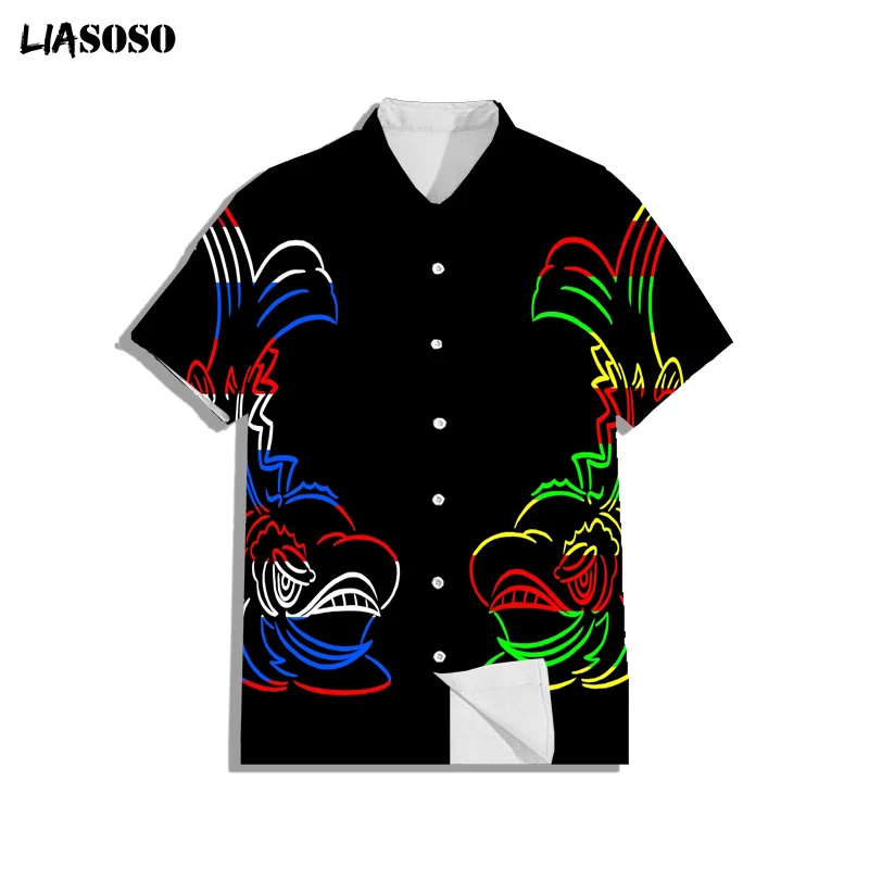 LIASOSO New Fashion Men's Printed Ukiyo Kabuki Style Sleeve Shirt Soft Thin Spring Summer Standard Fit Holiday Casual Shirt
LIASOSO New Fashion Men's Printed Ukiyo Kabuki Style Sleeve Shirt Soft Thin Spring Summer Standard Fit Holiday Casual Shirt