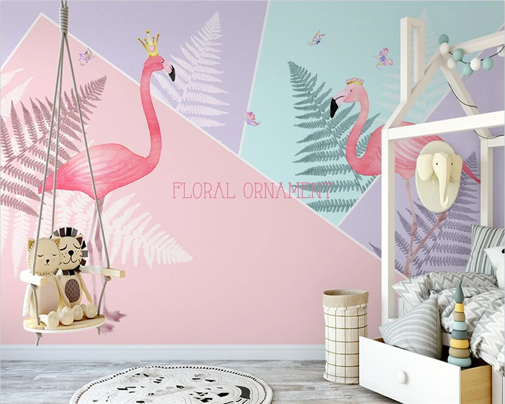 beibehang Custom modern new hand-painted American abstract flamingo indoor background wall papers home decor wallpaper
beibehang Custom modern new hand-painted American abstract flamingo indoor background wall papers home decor wallpaper