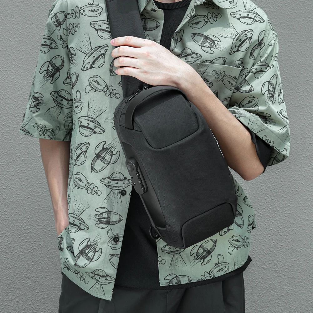 Sling Bag for Men Anti Theft Waterproof Oxford Crossbody Backpack Travel Shoulder Pack Men's Chest Bag with USB Charging Port
Sling Bag for Men Anti Theft Waterproof Oxford Crossbody Backpack Travel Shoulder Pack Men's Chest Bag with USB Charging Port