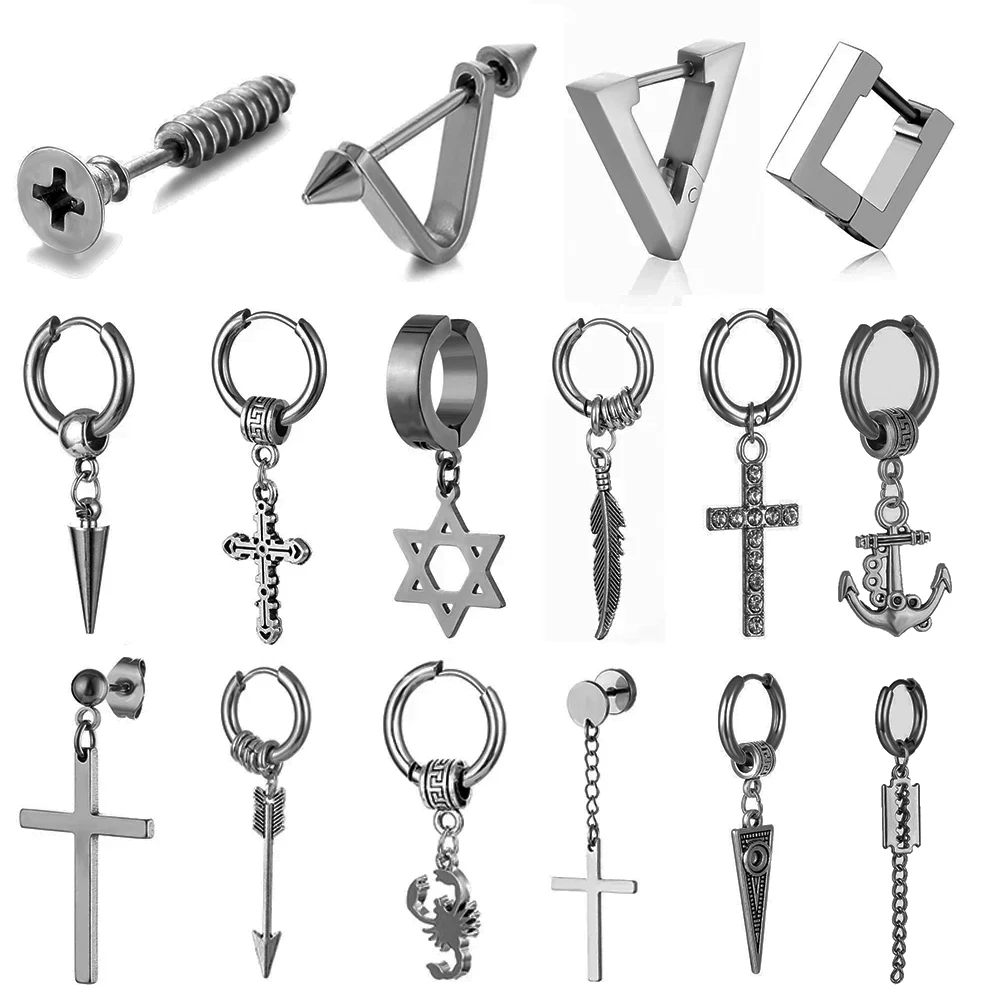 YOUVI Hip Hop Goth Bangtan Boys Stud Earrings Fashion Leaf Cross Stainless Steel Pendant Earrings Jewelry for Men Women Jewelry
YOUVI Hip Hop Goth Bangtan Boys Stud Earrings Fashion Leaf Cross Stainless Steel Pendant Earrings Jewelry for Men Women Jewelry