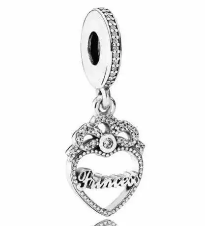 Original 925 Sterling Silver Charm Princess Crown Heart With Crystal Pendant Bead Fit pandora Bracelet & Necklace Diy Jewelry
Original 925 Sterling Silver Charm Princess Crown Heart With Crystal Pendant Bead Fit pandora Bracelet & Necklace Diy Jewelry