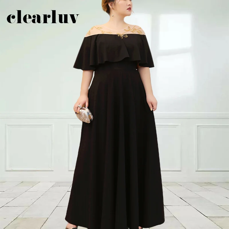 Black O-Neck Robe De Soiree DR1082 A-Line Floor-Length Evening Dresses Cap Sleeve Women Party Dress Ruffles Formal Vestidos
Black O-Neck Robe De Soiree DR1082 A-Line Floor-Length Evening Dresses Cap Sleeve Women Party Dress Ruffles Formal Vestidos