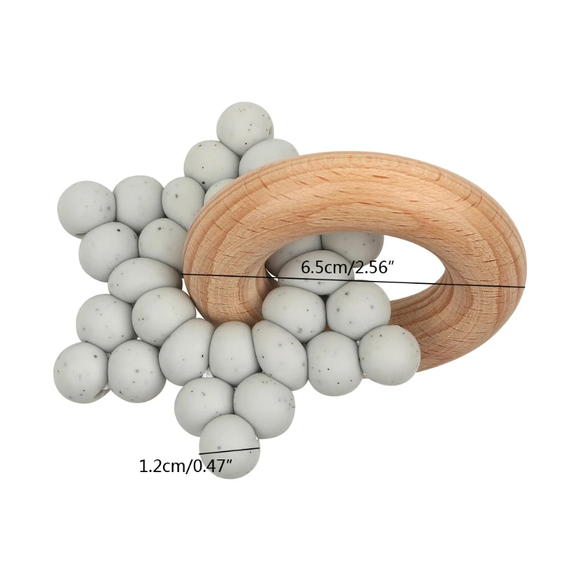 Silicone Baby Rattle Mobile Toy Wood Teether Infant Intelligence Grasping Nursing Gift Toy
Silicone Baby Rattle Mobile Toy Wood Teether Infant Intelligence Grasping Nursing Gift Toy