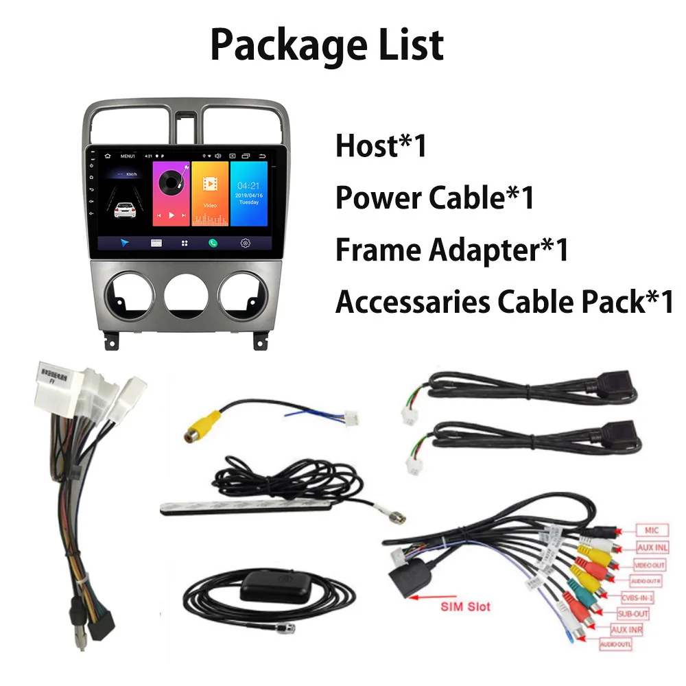 Android 9.0 Car Radio Multimidia Video Player For Subaru Forester 2004 2005 2006 2007 Rear View Camera Bluetooth BT WIFI 4G USB
Android 9.0 Car Radio Multimidia Video Player For Subaru Forester 2004 2005 2006 2007 Rear View Camera Bluetooth BT WIFI 4G USB