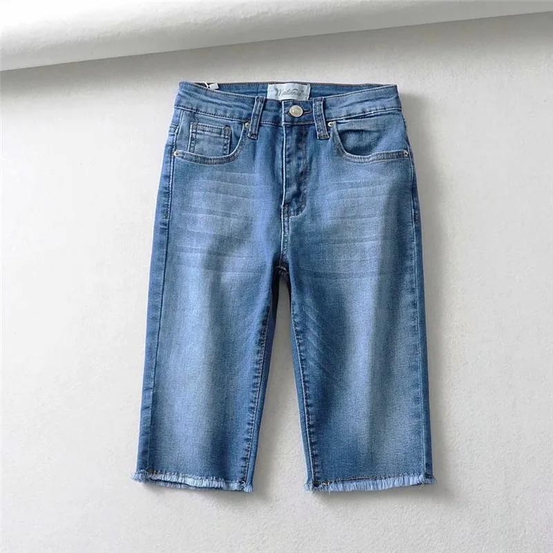 High Waist Cycling Denim Shorts Woman Fashion Tassel Tight Five-Point Shorts Washed Sexy Female Summer Thin Short Jeans
High Waist Cycling Denim Shorts Woman Fashion Tassel Tight Five-Point Shorts Washed Sexy Female Summer Thin Short Jeans