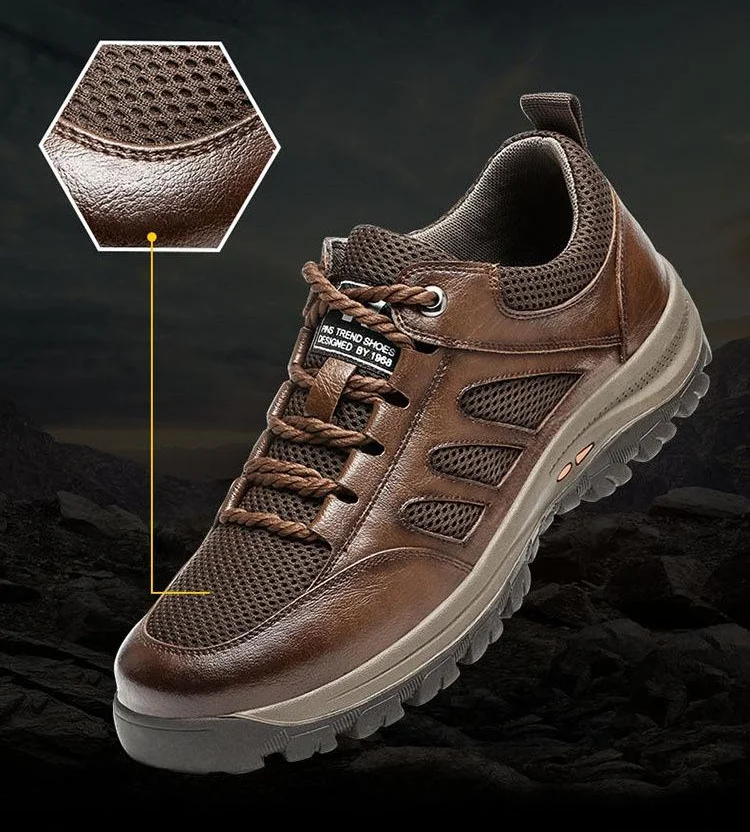 REDESS Brand Men Hiking Boots Waterproof Shoes Genuine Leather Outdoor Sneakers For
REDESS Brand Men Hiking Boots Waterproof Shoes Genuine Leather Outdoor Sneakers For