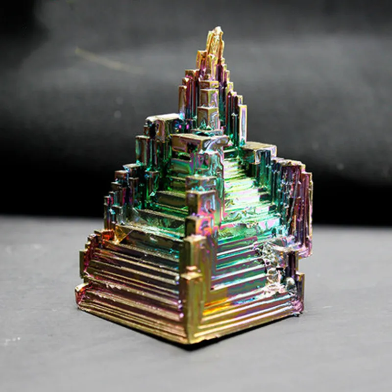 1pc Bismuth Crystals Bismuth Bi Metal Crystal Rainbow Bright Metal Mineral Specimen Original Nature Art Artwork Decorative Artic
1pc Bismuth Crystals Bismuth Bi Metal Crystal Rainbow Bright Metal Mineral Specimen Original Nature Art Artwork Decorative Artic