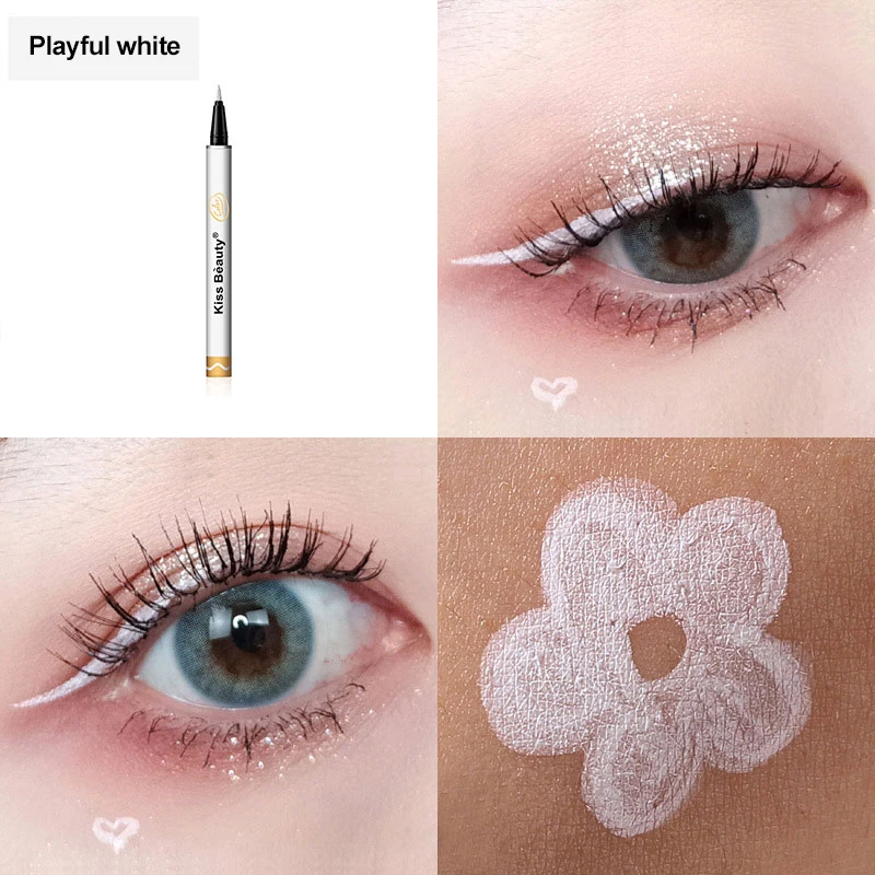 KISS BEAUTY Colorful Matte Liquid Eyeliner Waterproof Long-lasting Ultra-fine White Blue Black Red Pink Liquid Eye Liner
KISS BEAUTY Colorful Matte Liquid Eyeliner Waterproof Long-lasting Ultra-fine White Blue Black Red Pink Liquid Eye Liner