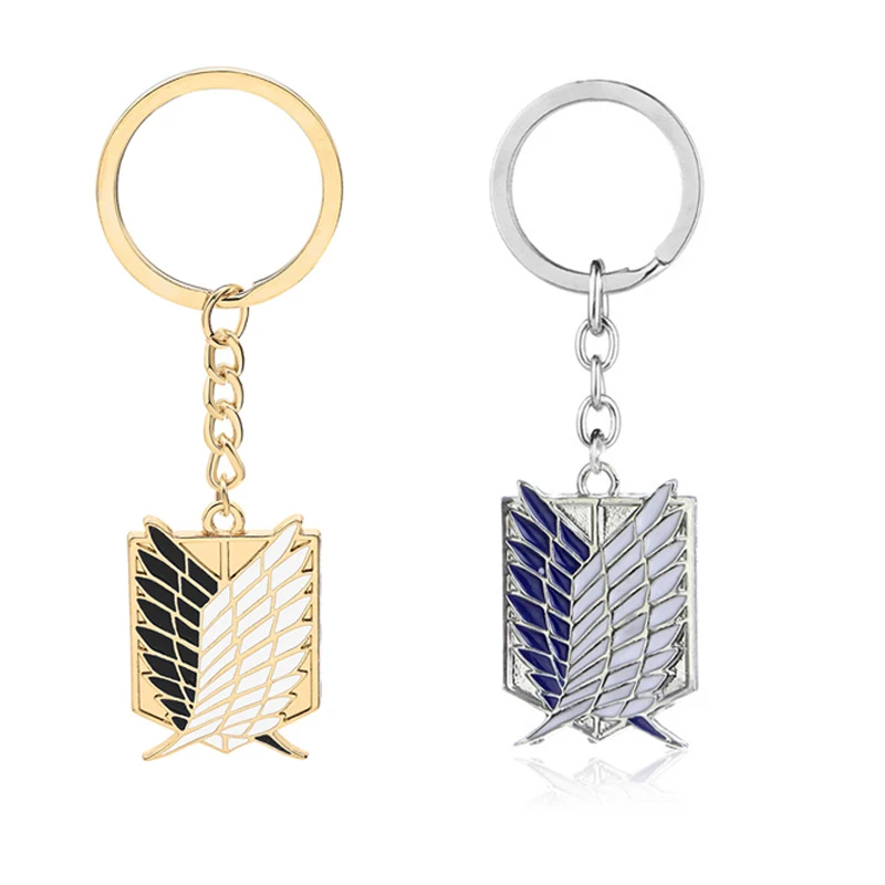 Attack on Titan Keychain Anime Shingeki No Kyojin Key Chains Zinc Alloy Key Ring Accessories Golden Blue Black Keychains Decor
Attack on Titan Keychain Anime Shingeki No Kyojin Key Chains Zinc Alloy Key Ring Accessories Golden Blue Black Keychains Decor