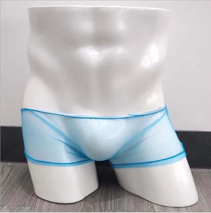 Men's Summer Ice Transparent Boxer Shorts Underpants See Through Fishnet Mesh Underwear Low Waist Silkly Panties
Men's Summer Ice Transparent Boxer Shorts Underpants See Through Fishnet Mesh Underwear Low Waist Silkly Panties