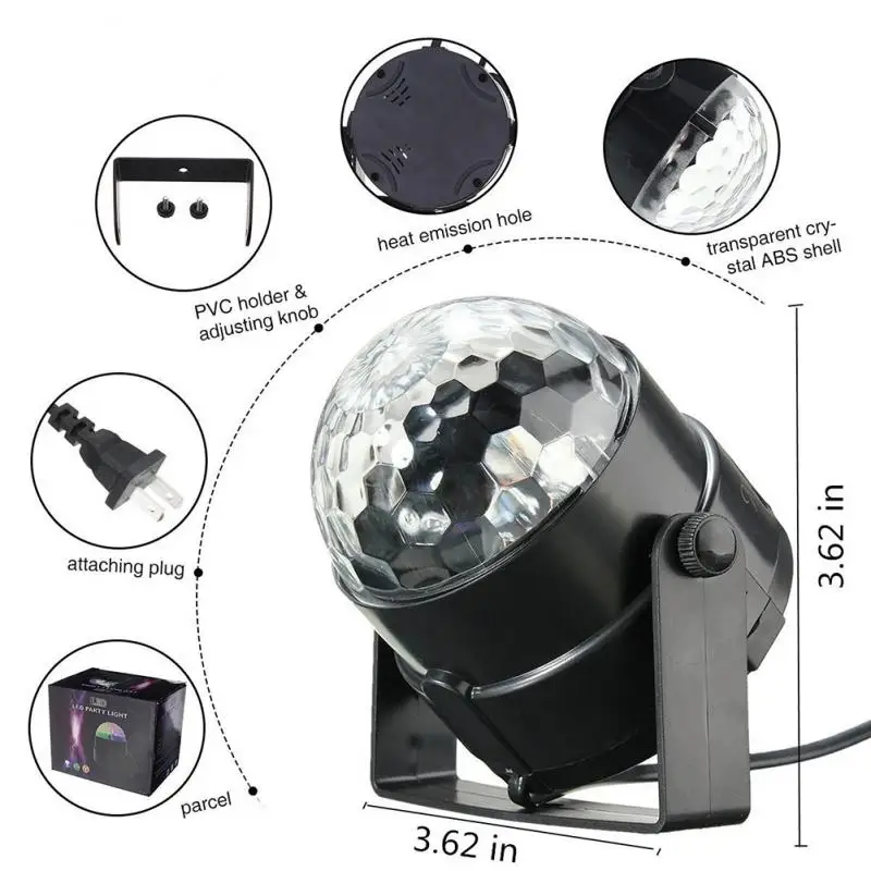 Projector RGB Stage Lighting effect Lamp Light Disco Party Lights Stage Light Strobe LED DJ Ball Indoor olored Dance Bulb Lamp
Projector RGB Stage Lighting effect Lamp Light Disco Party Lights Stage Light Strobe LED DJ Ball Indoor olored Dance Bulb Lamp