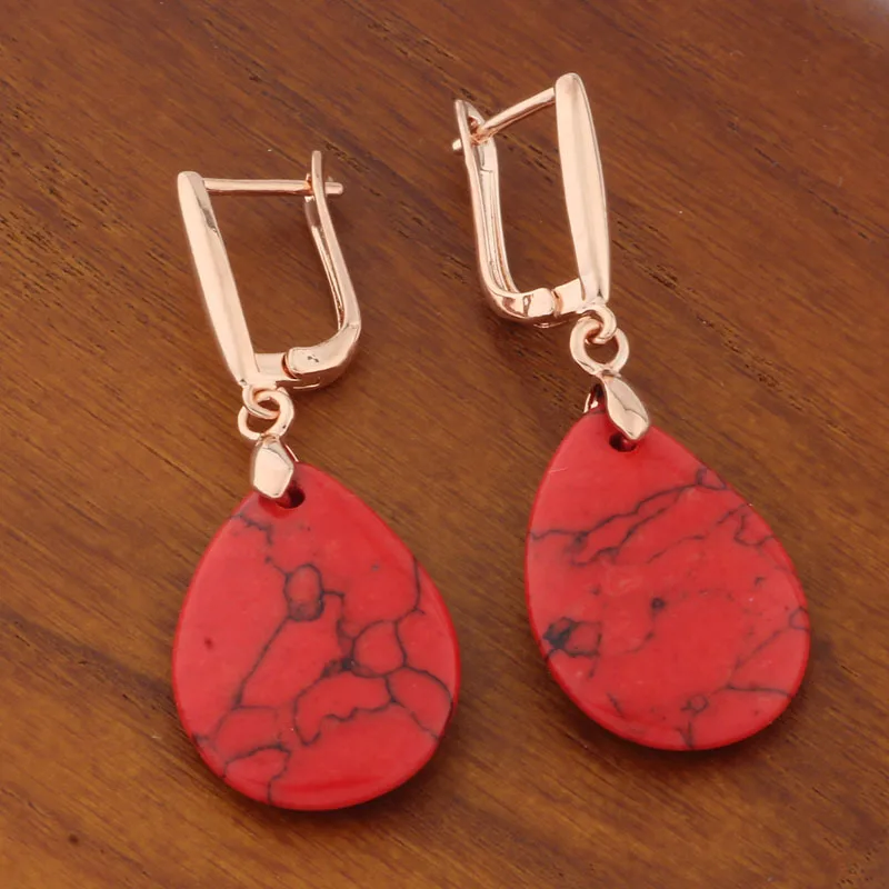 New Trend 2021 Long Earrings 585 Rose Gold Water Drop Dangle Earrings Natural Stone Earrings For Women Vintage Jewelry Wholesale
New Trend 2021 Long Earrings 585 Rose Gold Water Drop Dangle Earrings Natural Stone Earrings For Women Vintage Jewelry Wholesale