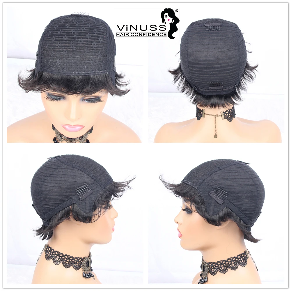 150 density Short curly Wave wig Human Hair Wigs pixie cut Wigs Brazilian machine made 100% remy Human Hair Wigs For Women
150 density Short curly Wave wig Human Hair Wigs pixie cut Wigs Brazilian machine made 100% remy Human Hair Wigs For Women