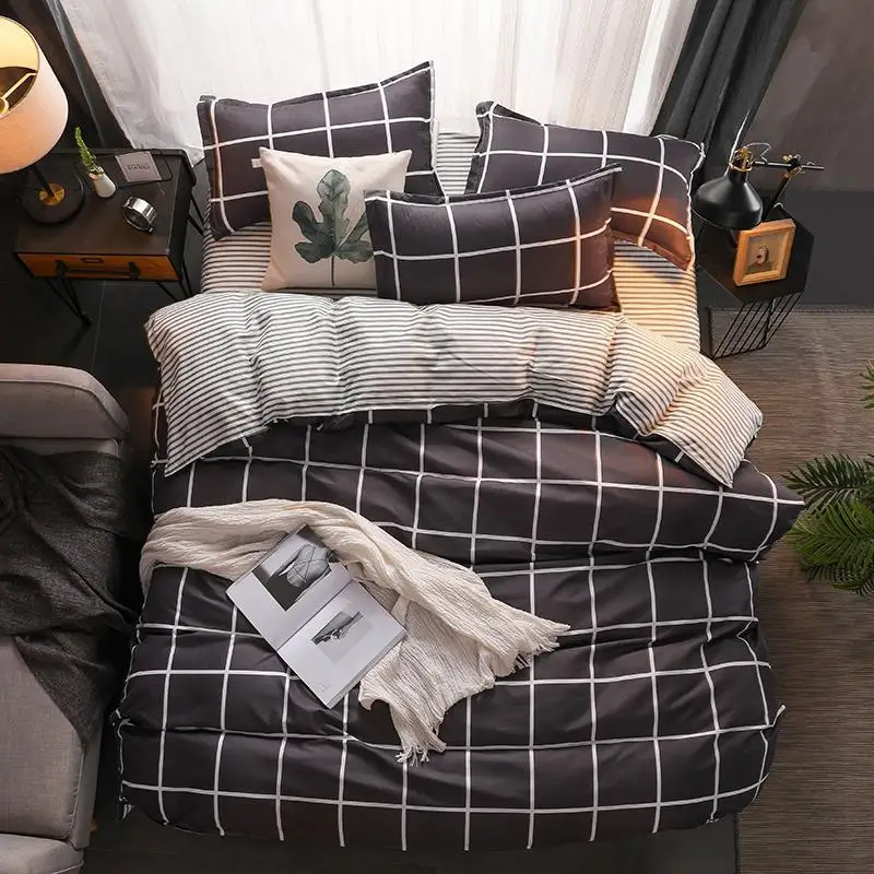 57 3/4pcs/set Nordic Style Bedding Set Leaves Pattern Duvet Cover Set Flat Sheet Pillowcase Bedclothes Bed Linen Set
57 3/4pcs/set Nordic Style Bedding Set Leaves Pattern Duvet Cover Set Flat Sheet Pillowcase Bedclothes Bed Linen Set