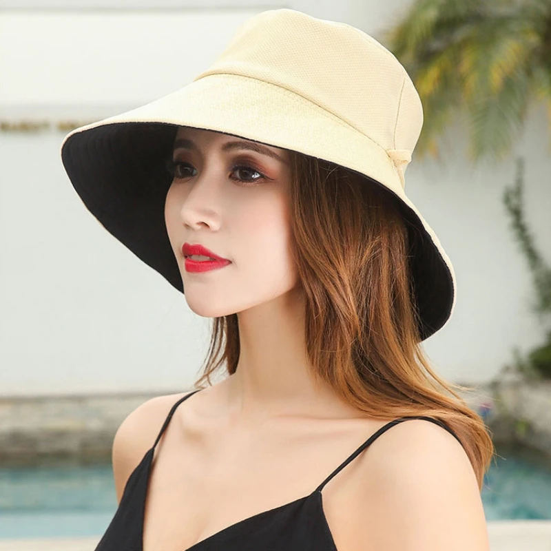 1Pcs Women Bucket Hats Polyester Double Sided Wide Brim Flat Sunscreen Cap Travel Casual Apparel Accessories
1Pcs Women Bucket Hats Polyester Double Sided Wide Brim Flat Sunscreen Cap Travel Casual Apparel Accessories