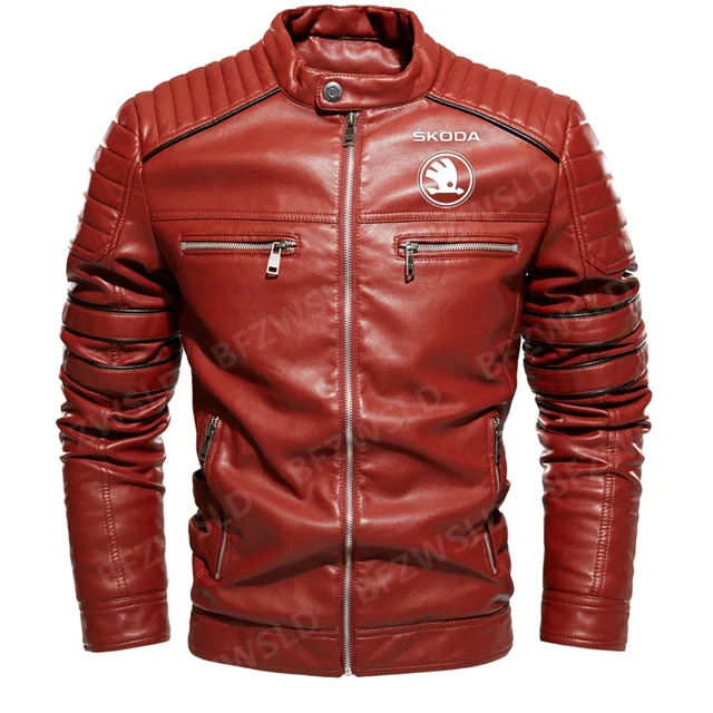 Men Jacket for Skoda Men Motorcycle Jacket Fashion Streetwear Biker Coat Slim Fit Autumn Winter Coat Men Fur Lined tr
Men Jacket for Skoda Men Motorcycle Jacket Fashion Streetwear Biker Coat Slim Fit Autumn Winter Coat Men Fur Lined tr