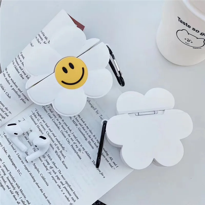 For AirPods Pro Case Cute 3D White Sunflower Cute Cartoon Soft Silicone Cases For Apple Airpod Pro Case Cover Funda & Clip
For AirPods Pro Case Cute 3D White Sunflower Cute Cartoon Soft Silicone Cases For Apple Airpod Pro Case Cover Funda & Clip