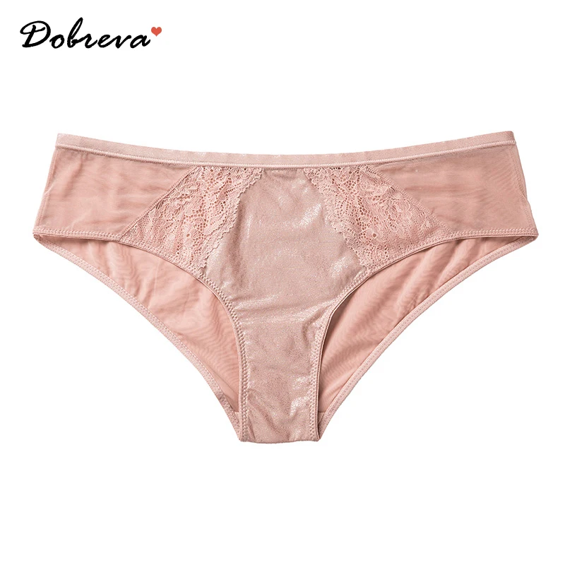 DOBREVA женские трусики бикини с низкой посадкой, блестящее нижнее белье с кружевом
DOBREVA женские трусики бикини с низкой посадкой, блестящее нижнее белье с кружевом