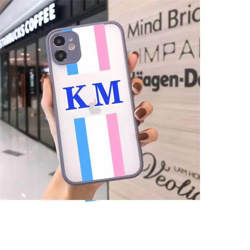 Monogram Initial Stripe Personalized Name Phone Cases Matte Transparent for iPhone 7 8 11 12 s mini pro X XS XR MAX Plus 
Monogram Initial Stripe Personalized Name Phone Cases Matte Transparent for iPhone 7 8 11 12 s mini pro X XS XR MAX Plus