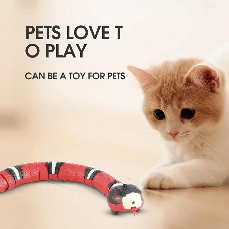 Smart Sensing Interactive Cat Toys Automatic Eletronic Snake Cat Teasering Play USB Rechargeable Kitten Toys for Cats Dogs Pet
Smart Sensing Interactive Cat Toys Automatic Eletronic Snake Cat Teasering Play USB Rechargeable Kitten Toys for Cats Dogs Pet