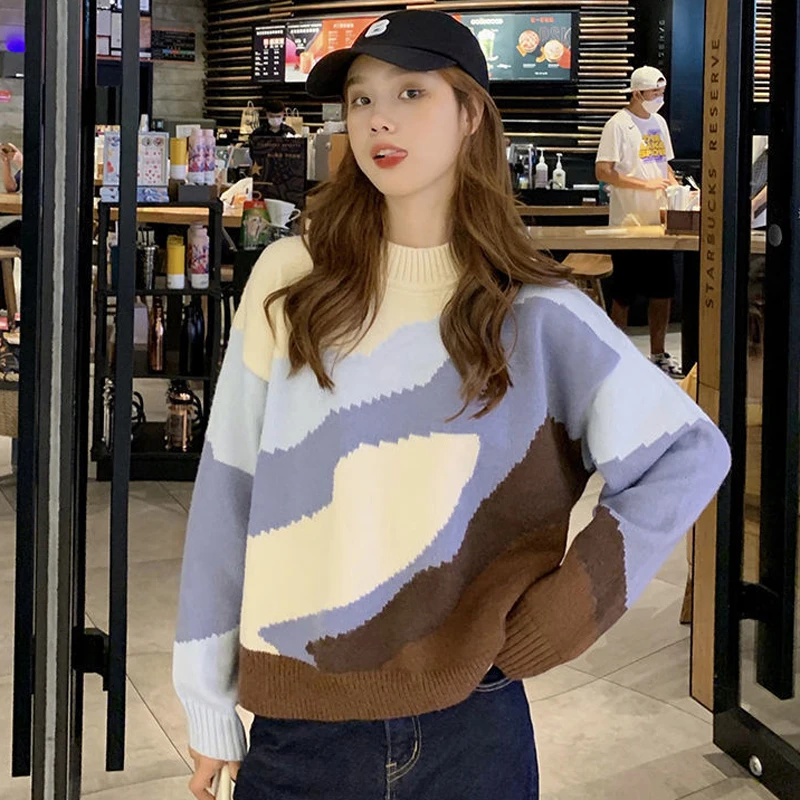 Zoki Autumn Fashion Design Sweater Women Loose Casual Lady Pullover Long Sleeves Tops Harajuku Style Street Wear Clothes New
Zoki Autumn Fashion Design Sweater Women Loose Casual Lady Pullover Long Sleeves Tops Harajuku Style Street Wear Clothes New