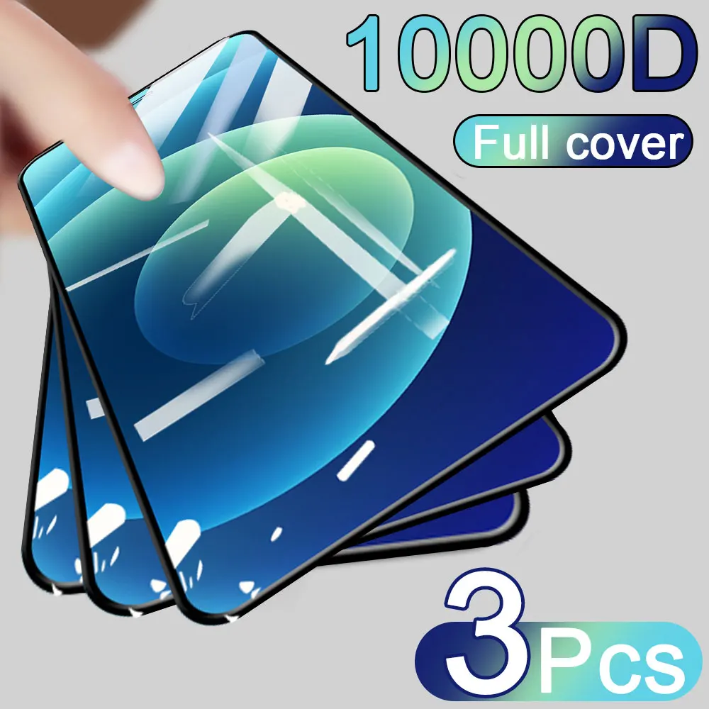 3Pcs Full Cover Tempered Glass For iPhone 12 11 X XS Pro Max XR Screen Protector For iPhone 12 6 6s 7 8 Plus Protective Glass
3Pcs Full Cover Tempered Glass For iPhone 12 11 X XS Pro Max XR Screen Protector For iPhone 12 6 6s 7 8 Plus Protective Glass