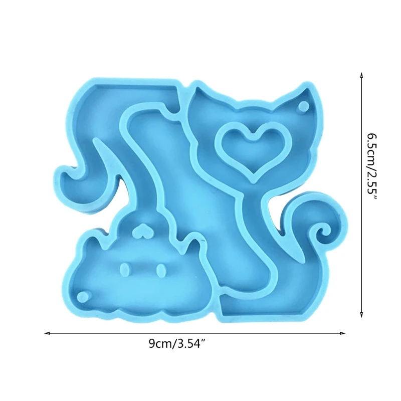 Cats Dogs Keychain Epoxy Resin Mold Jewelry Pendant Silicone Mould DIY Crafts Decorations Casting Tools
Cats Dogs Keychain Epoxy Resin Mold Jewelry Pendant Silicone Mould DIY Crafts Decorations Casting Tools