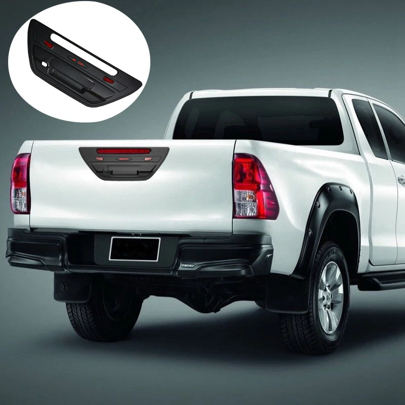 For Toyota Hilux Accessories Back Door Decoration Tail Gate Rear Door Handle Cover Trunk Trim for REVO 2015-2017
For Toyota Hilux Accessories Back Door Decoration Tail Gate Rear Door Handle Cover Trunk Trim for REVO 2015-2017