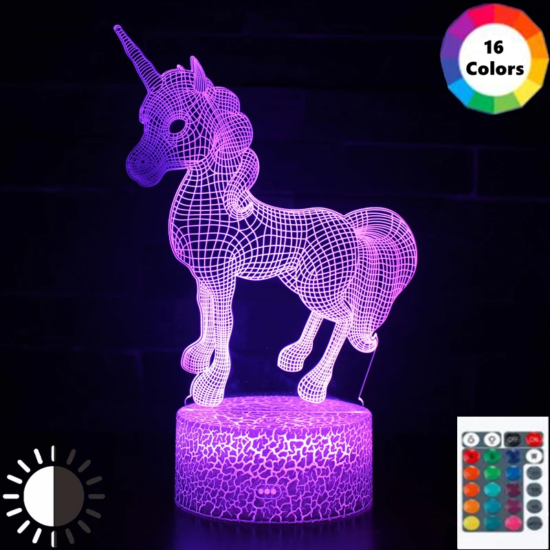 Cute Unicorn Night Light Kawaii Room Setup Decor Christmas Birthday Gift For Kids 3D LED Lamp Bedroom Luces RGB Table Bedside
Cute Unicorn Night Light Kawaii Room Setup Decor Christmas Birthday Gift For Kids 3D LED Lamp Bedroom Luces RGB Table Bedside